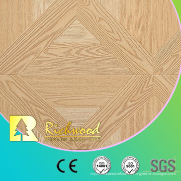 Hogar 12.3mm AC4 en relieve roble blanco laminado madera suelo de madera